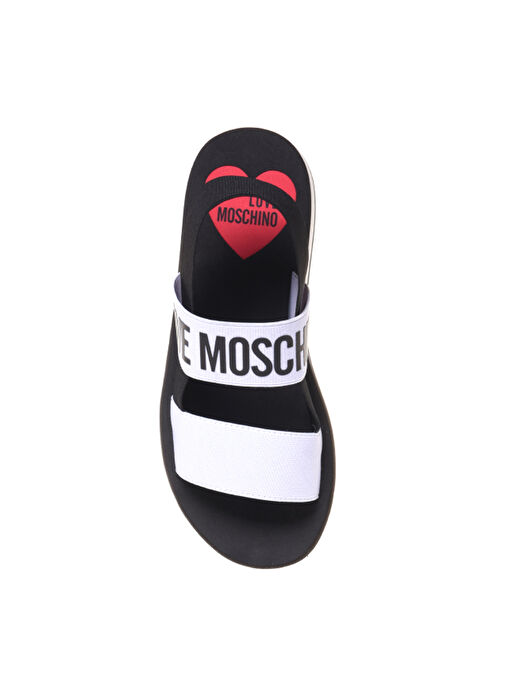 Love Moschino Beyaz Kadın Sandalet JA16033G0M - Görsel 4