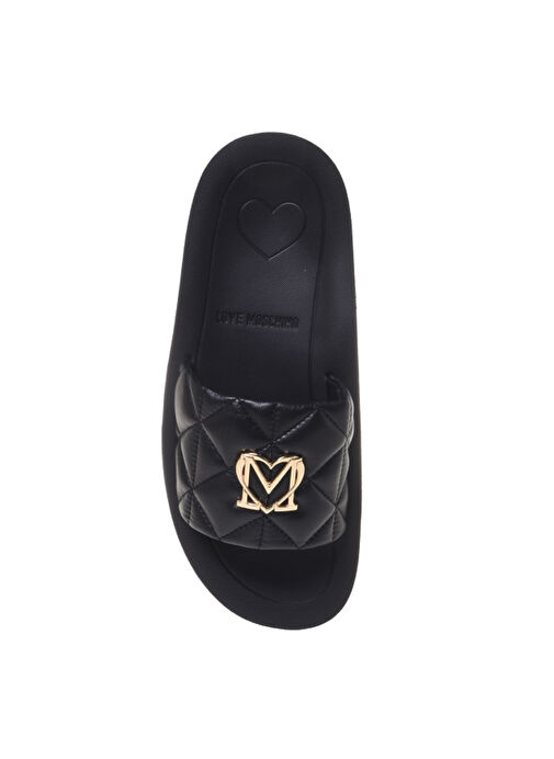 Love Moschino Siyah Kadın Terlik JA28014I1M - Görsel 4