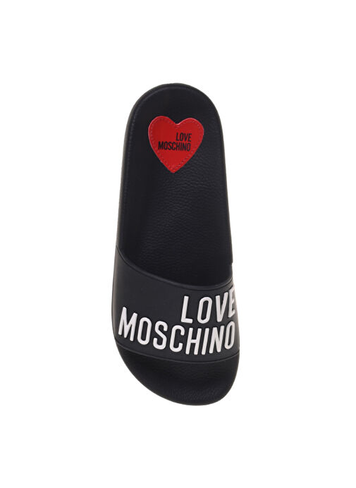 Love Moschino Siyah Kadın Terlik JA28052G0M - Görsel 4