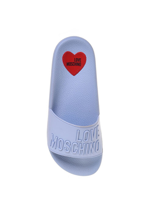 Love Moschino Mavi Kadın Terlik JA28052G0M - Görsel 4