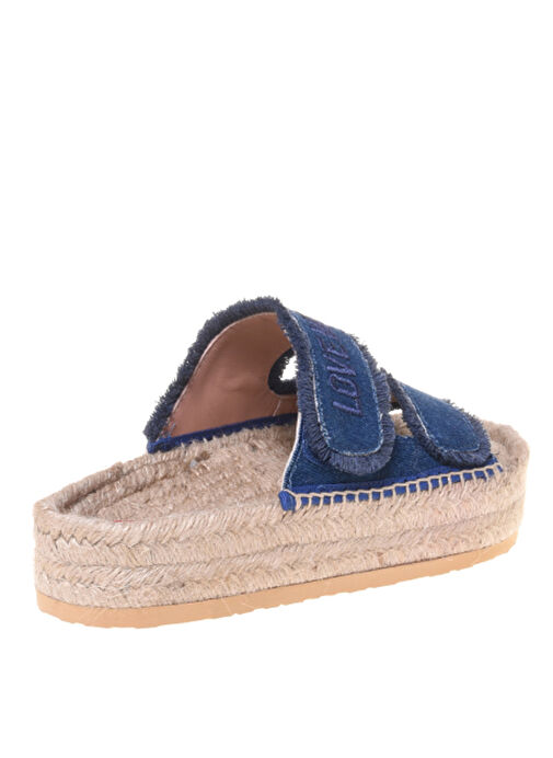 Love Moschino Mavi Kadın Terlik JA28383G0M - Görsel 3