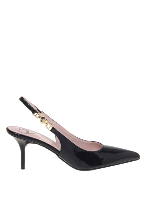 Love Moschino Siyah Kadın Deri Topuklu Ayakkabı JA10487G1M - Görsel 2