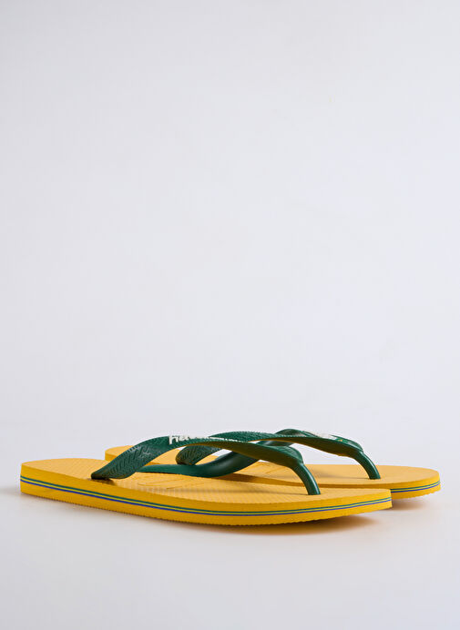 Havaianas Sarı Erkek Plaj Terliği BRASIL LOGO POP YELLOW - Görsel 3