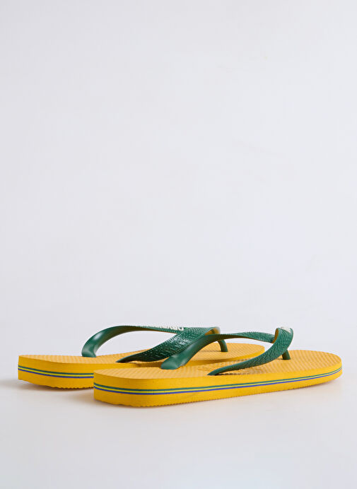 Havaianas Sarı Erkek Plaj Terliği BRASIL LOGO POP YELLOW - Görsel 4