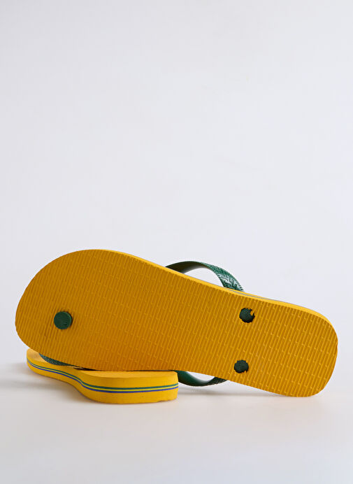 Havaianas Sarı Erkek Plaj Terliği BRASIL LOGO POP YELLOW - Görsel 5