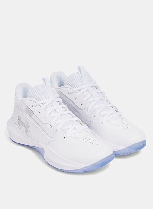 Under Armour 3028512-103 UA Lockdown 7 Beyaz Erkek Basketbol Ayakkabısı - Görsel 5