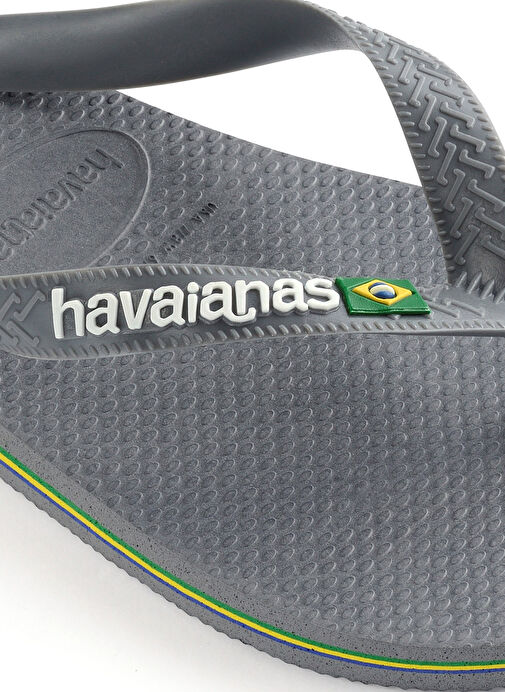 Havaianas Gri Erkek Plaj Terliği BRASIL STEEL - Görsel 5