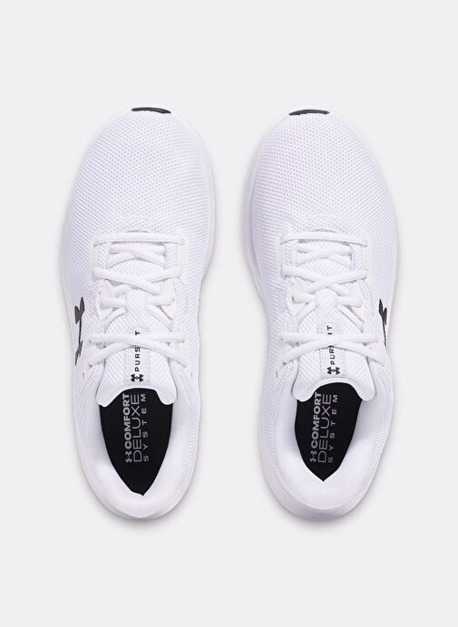 Under Armour 3028254-100 UA Charged Pursuit 4 Beyaz Erkek Koşu Ayakkabısı - Görsel 4