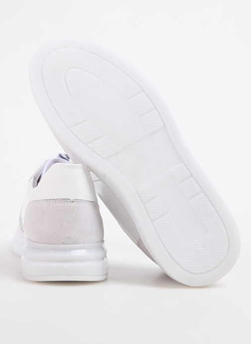 Hammer Jack Beyaz Erkek Deri Sneaker WAMA - Görsel 5