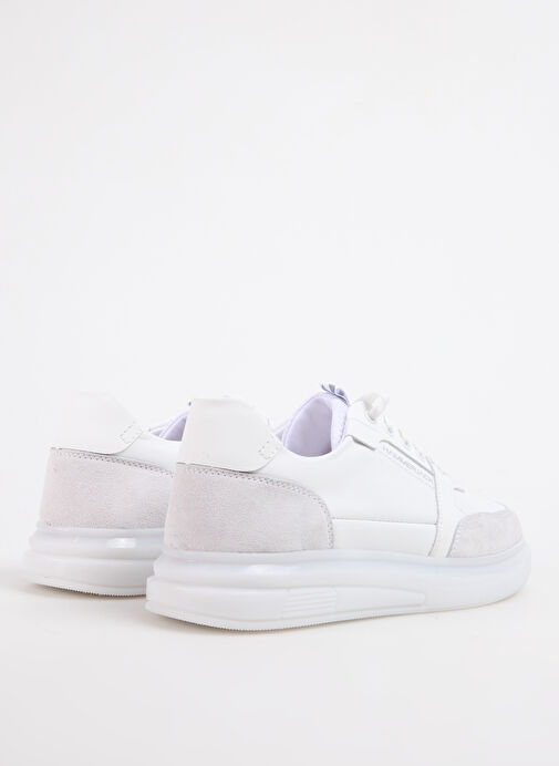 Hammer Jack Beyaz Erkek Deri Sneaker WAMA - Görsel 4