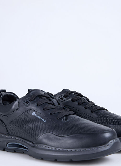 Hammer Jack Siyah Erkek Deri Sneaker LİZZ M AYAKKABI - Görsel 6