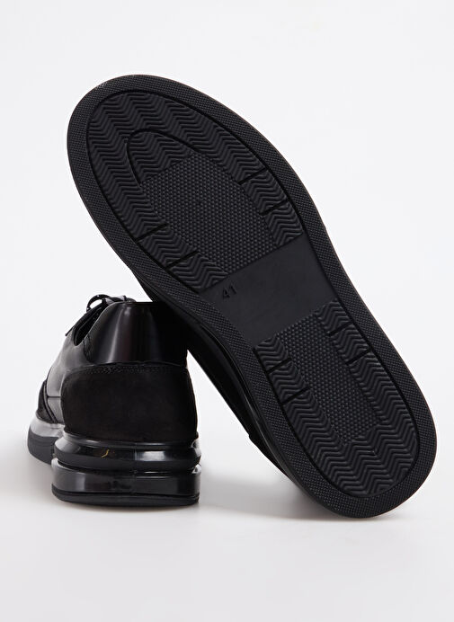 Hammer Jack Siyah Erkek Deri Sneaker WAMA - Görsel 5