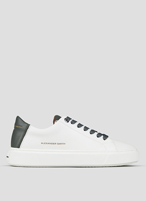 Alexander Smith Beyaz Erkek Deri Sneaker LONDON - Görsel 2