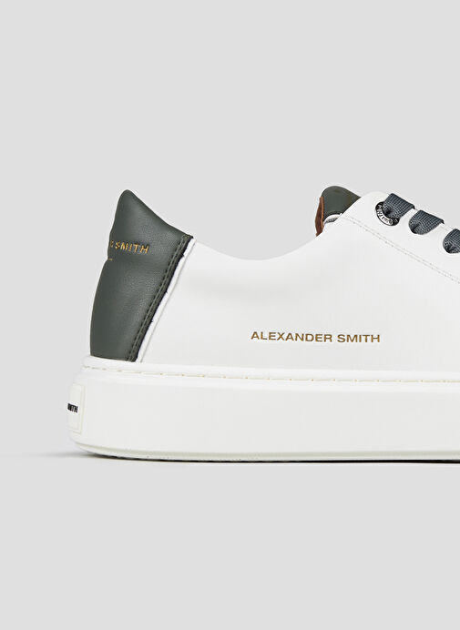 Alexander Smith Beyaz Erkek Deri Sneaker LONDON - Görsel 5