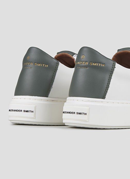Alexander Smith Beyaz Erkek Deri Sneaker LONDON - Görsel 6