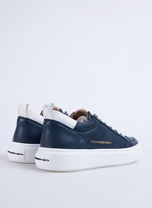 Alexander Smith Lacivert Erkek Deri Sneaker BOND - Görsel 4