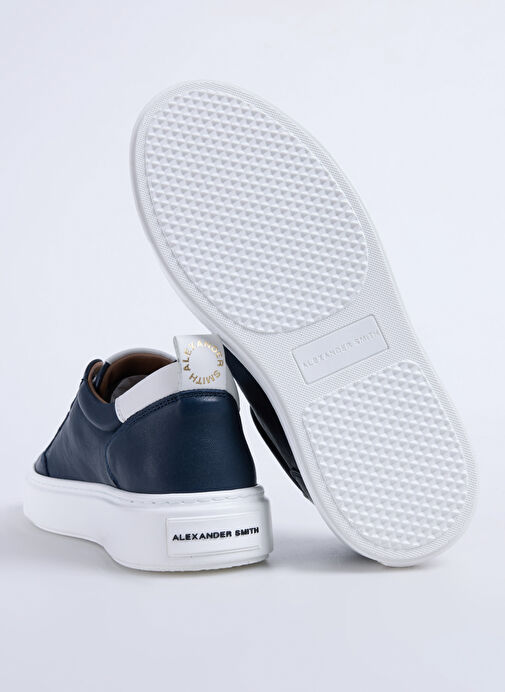 Alexander Smith Lacivert Erkek Deri Sneaker BOND - Görsel 5