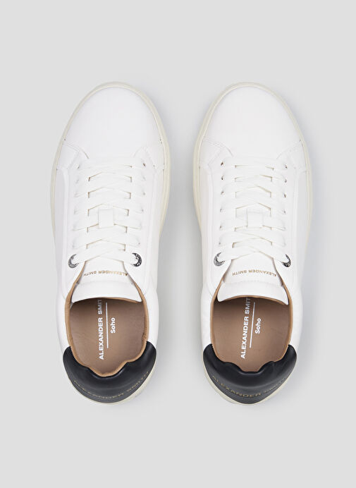Alexander Smith Beyaz Erkek Deri Sneaker SOHO - Görsel 4