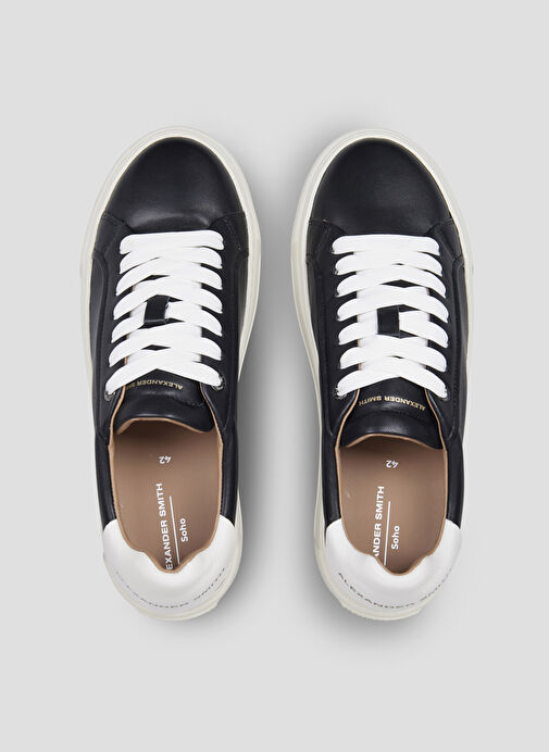 Alexander Smith Siyah Erkek Deri Sneaker SOHO - Görsel 4