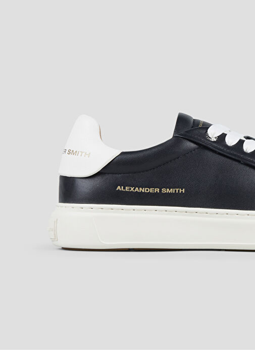 Alexander Smith Siyah Erkek Deri Sneaker SOHO - Görsel 5