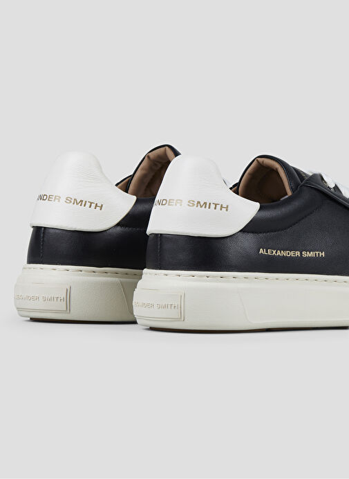 Alexander Smith Siyah Erkek Deri Sneaker SOHO - Görsel 6