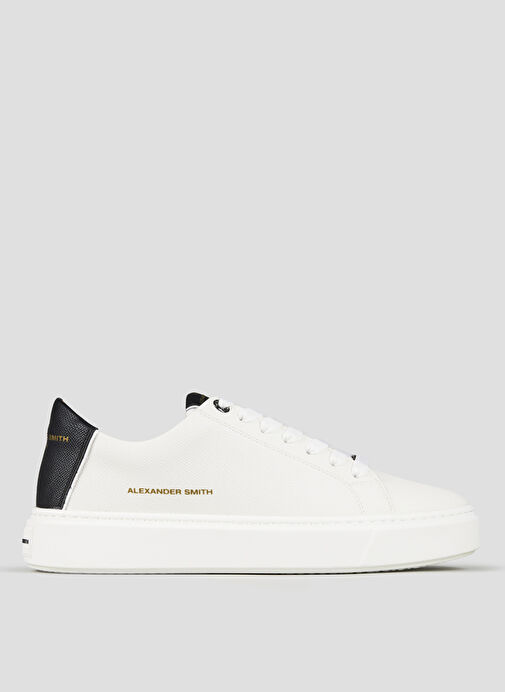 Alexander Smith Beyaz Erkek Deri Sneaker LONDON - Görsel 2