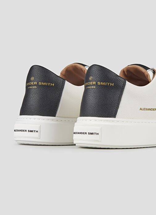 Alexander Smith Beyaz Erkek Deri Sneaker LONDON - Görsel 6