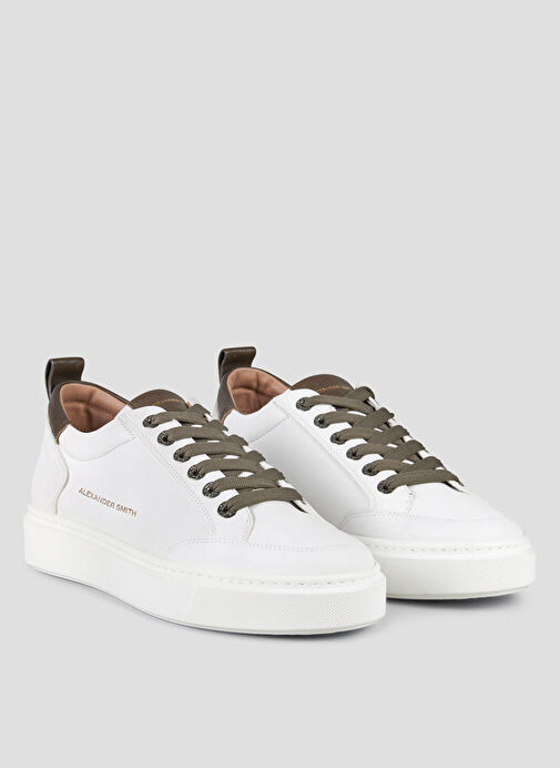 Alexander Smith Beyaz Erkek Deri Sneaker BOND - Görsel 3