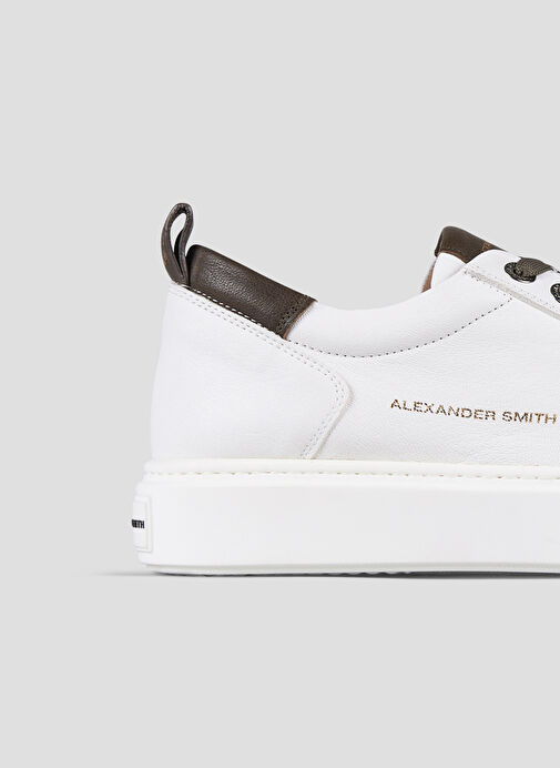 Alexander Smith Beyaz Erkek Deri Sneaker BOND - Görsel 5