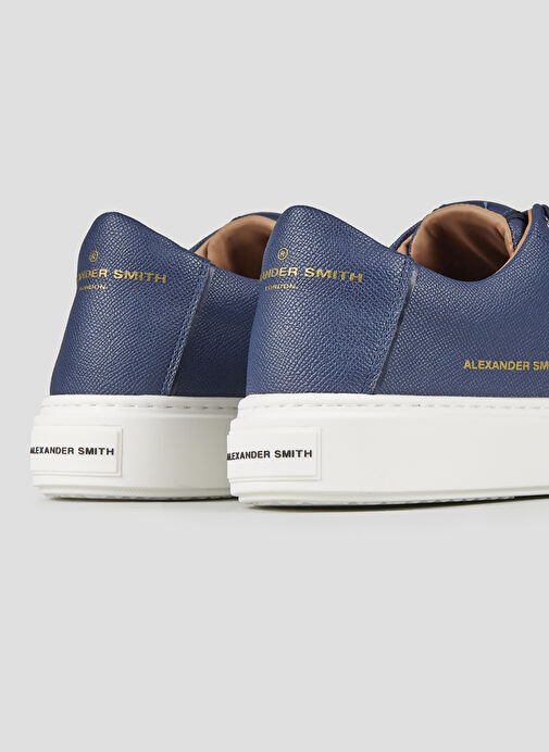 Alexander Smith Lacivert Erkek Deri Sneaker LONDON - Görsel 6