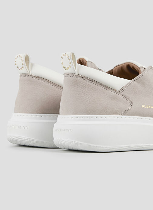 Alexander Smith Gri Erkek Deri Sneaker WEMBLEY - Görsel 6