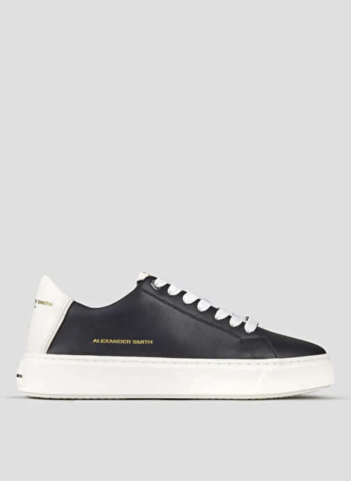 Alexander Smith Siyah Erkek Deri Sneaker LONDON - Görsel 2