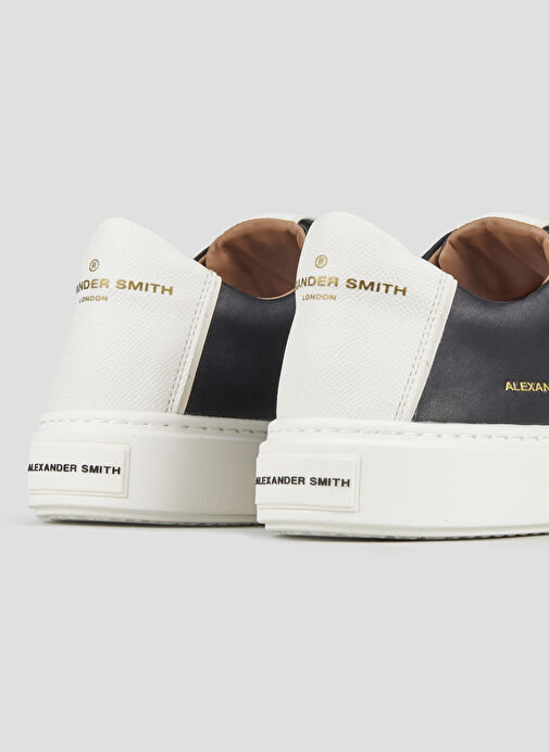 Alexander Smith Siyah Erkek Deri Sneaker LONDON - Görsel 6