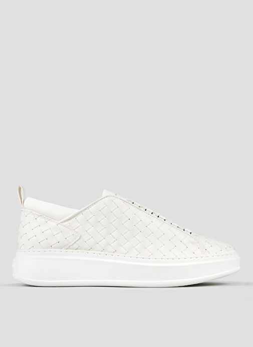 Alexander Smith Beyaz Erkek Deri Sneaker WEMBLEY - Görsel 2