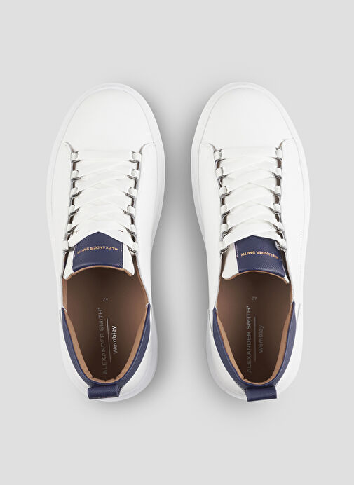 Alexander Smith Beyaz Erkek Deri Sneaker WEMBLEY - Görsel 4