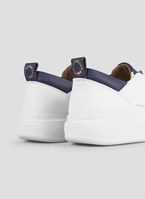Alexander Smith Beyaz Erkek Deri Sneaker WEMBLEY - Görsel 5