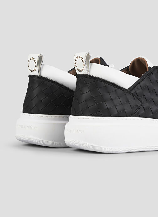 Alexander Smith Siyah Erkek Deri Sneaker WEMBLEY - Görsel 5