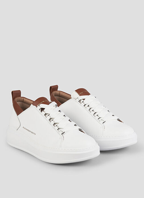 Alexander Smith Beyaz Erkek Deri Sneaker WEMBLEY - Görsel 3