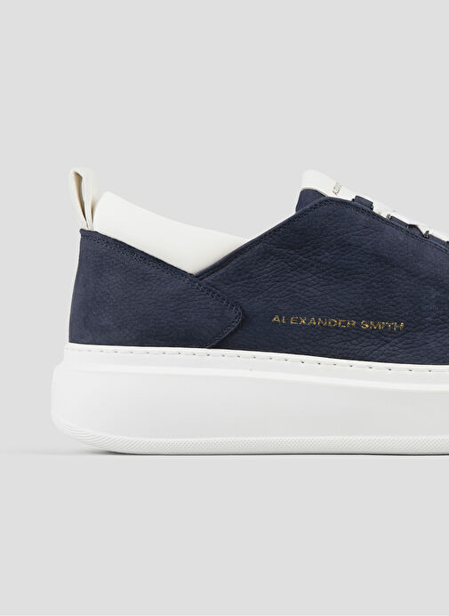 Alexander Smith Lacivert Erkek Deri Sneaker WEMBLEY - Görsel 5