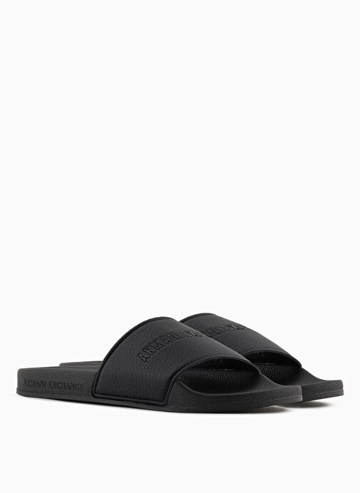 Armani Exchange Siyah Erkek Sandalet XUP017 - Görsel 3