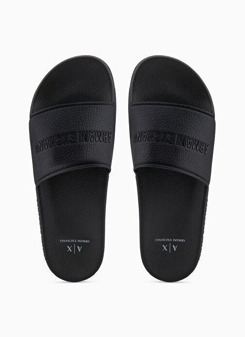 Armani Exchange Siyah Erkek Sandalet XUP017 - Görsel 4