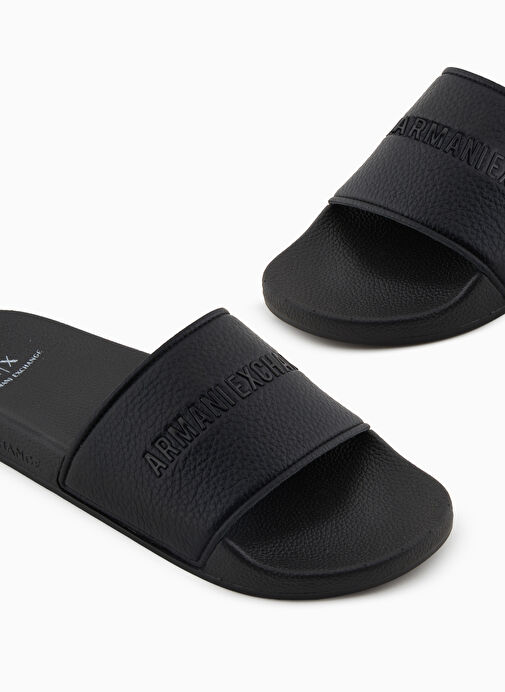 Armani Exchange Siyah Erkek Sandalet XUP017 - Görsel 5
