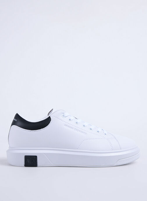 Armani Exchange Beyaz Erkek Deri Sneaker XUX123 - Görsel 2