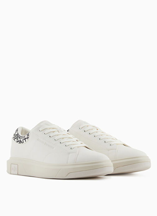 Armani Exchange Ekru Erkek Sneaker XUX123 - Görsel 3