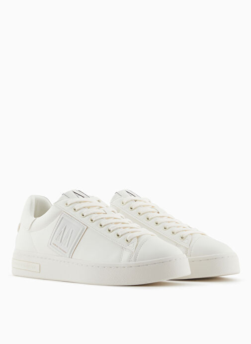 Armani Exchange Ekru Erkek Sneaker XUX252 - Görsel 3