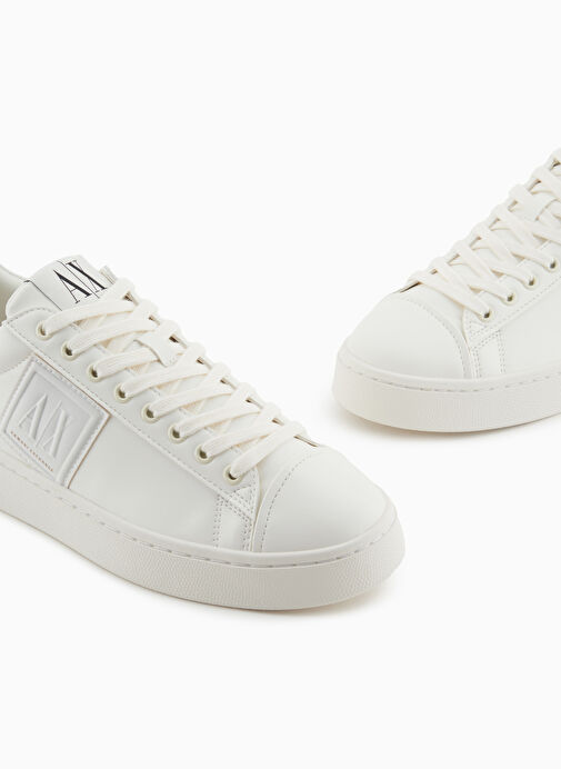 Armani Exchange Ekru Erkek Sneaker XUX252 - Görsel 5