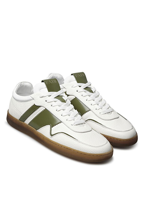 Fabi Beyaz Erkek Deri Sneaker FU1319.B00MOC36KT22 - Görsel 3