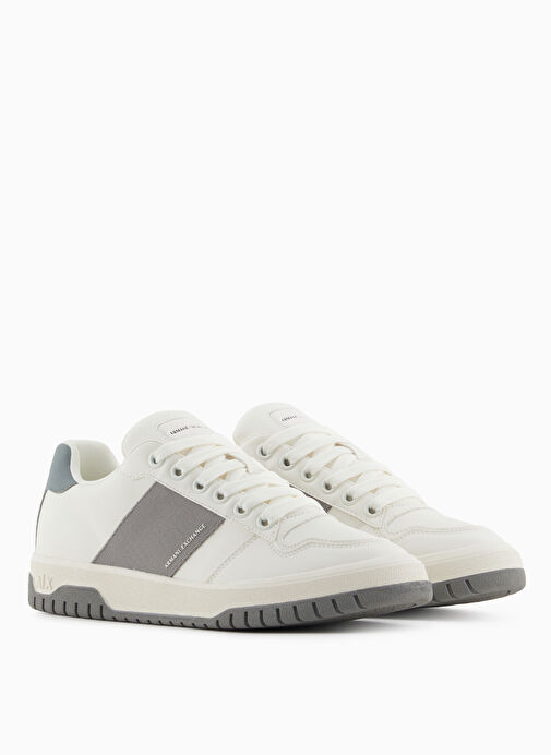 Armani Exchange Ekru Erkek Sneaker XUX257 - Görsel 3