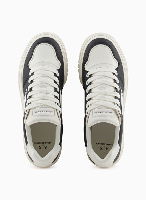 Armani Exchange Siyah Erkek Sneaker XUX257 - Görsel 4