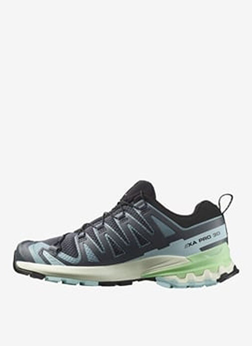 Salomon L47748000XA PRO 3D V9 W Mavi - Siyah Kadın Koşu Ayakkabısı - Görsel 4